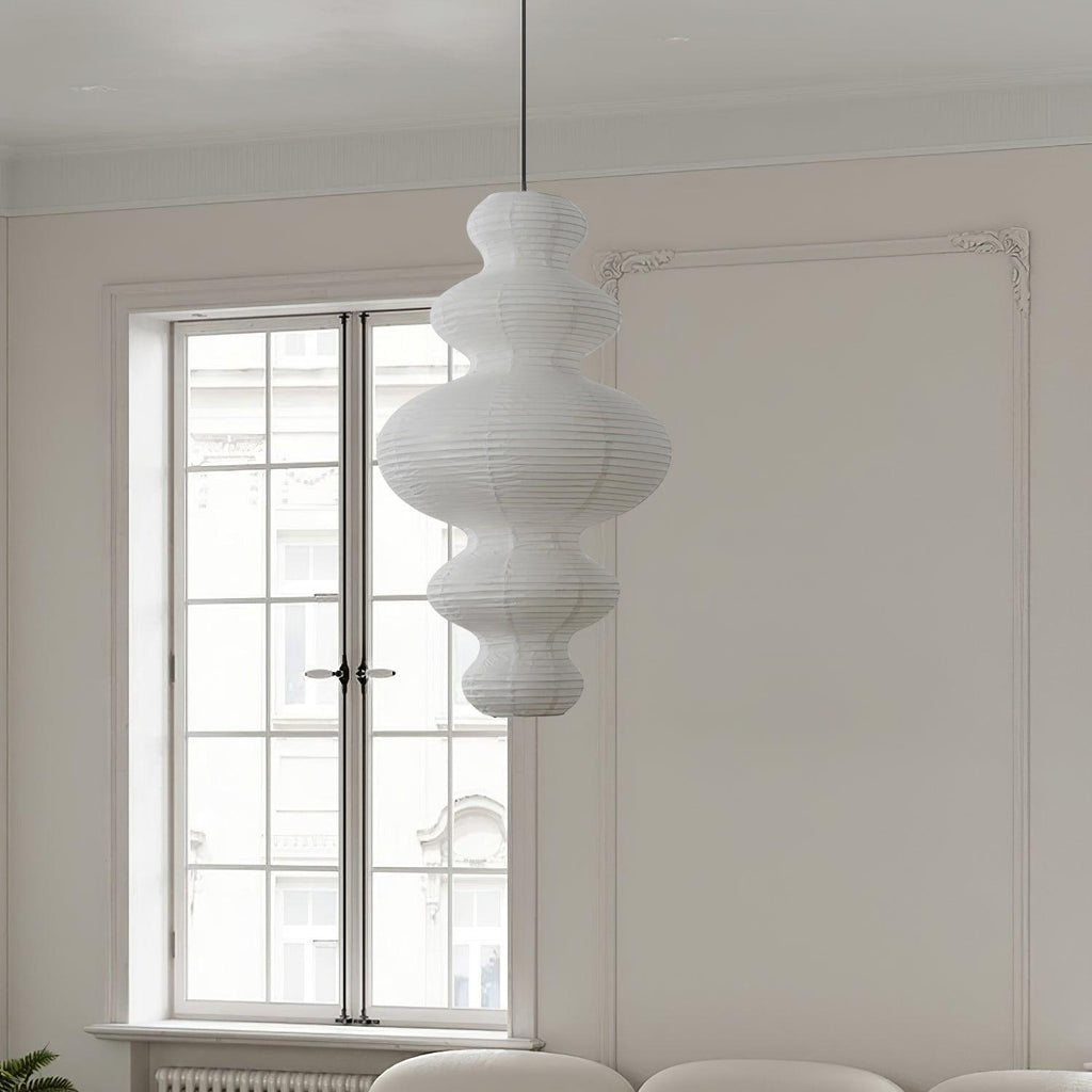 Akari Lampe Pendante Minimaliste en Bambou - Neutralighting