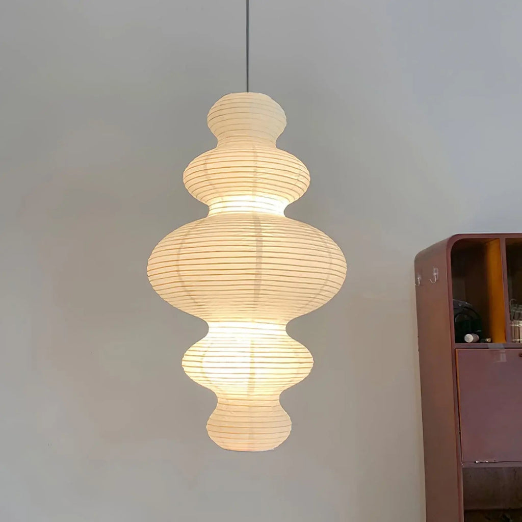 Vivain Lampe Pendante Papier Traditionnelle - Neutralighting
