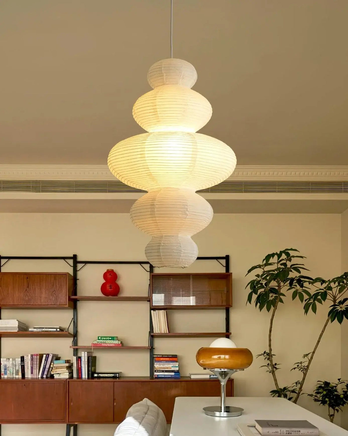 Vivain Lampe Pendante Papier Traditionnelle - Neutralighting