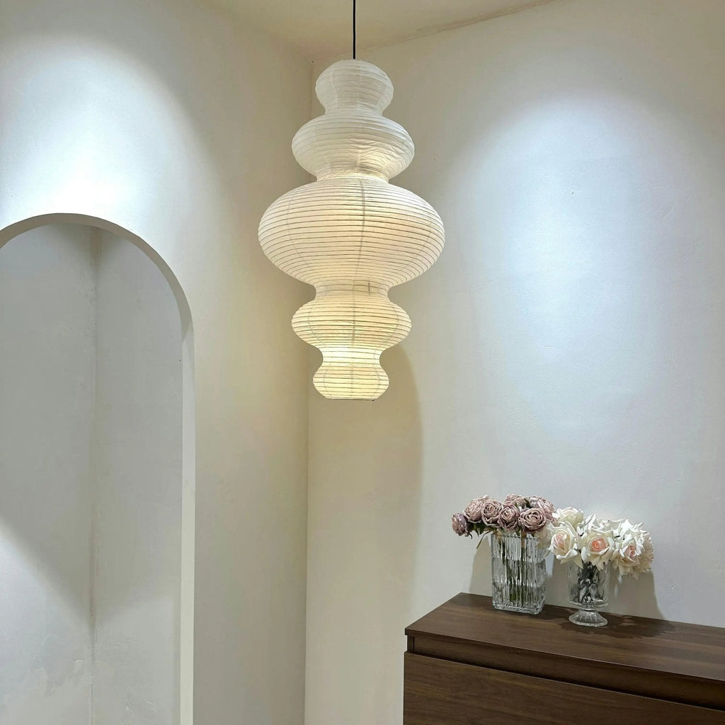 Vivain Lampe Pendante Papier Traditionnelle - Neutralighting