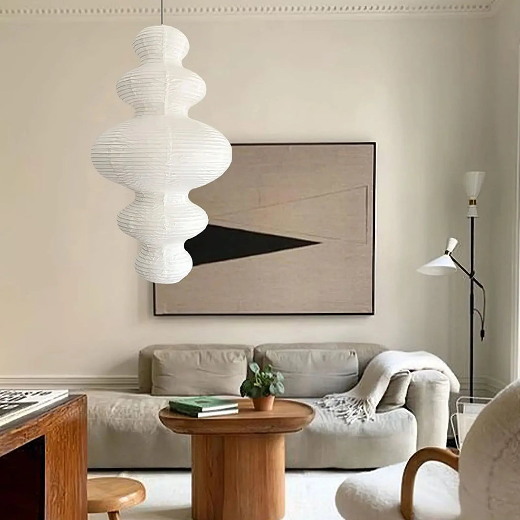 Vivain Lampe Pendante Papier Traditionnelle - Neutralighting