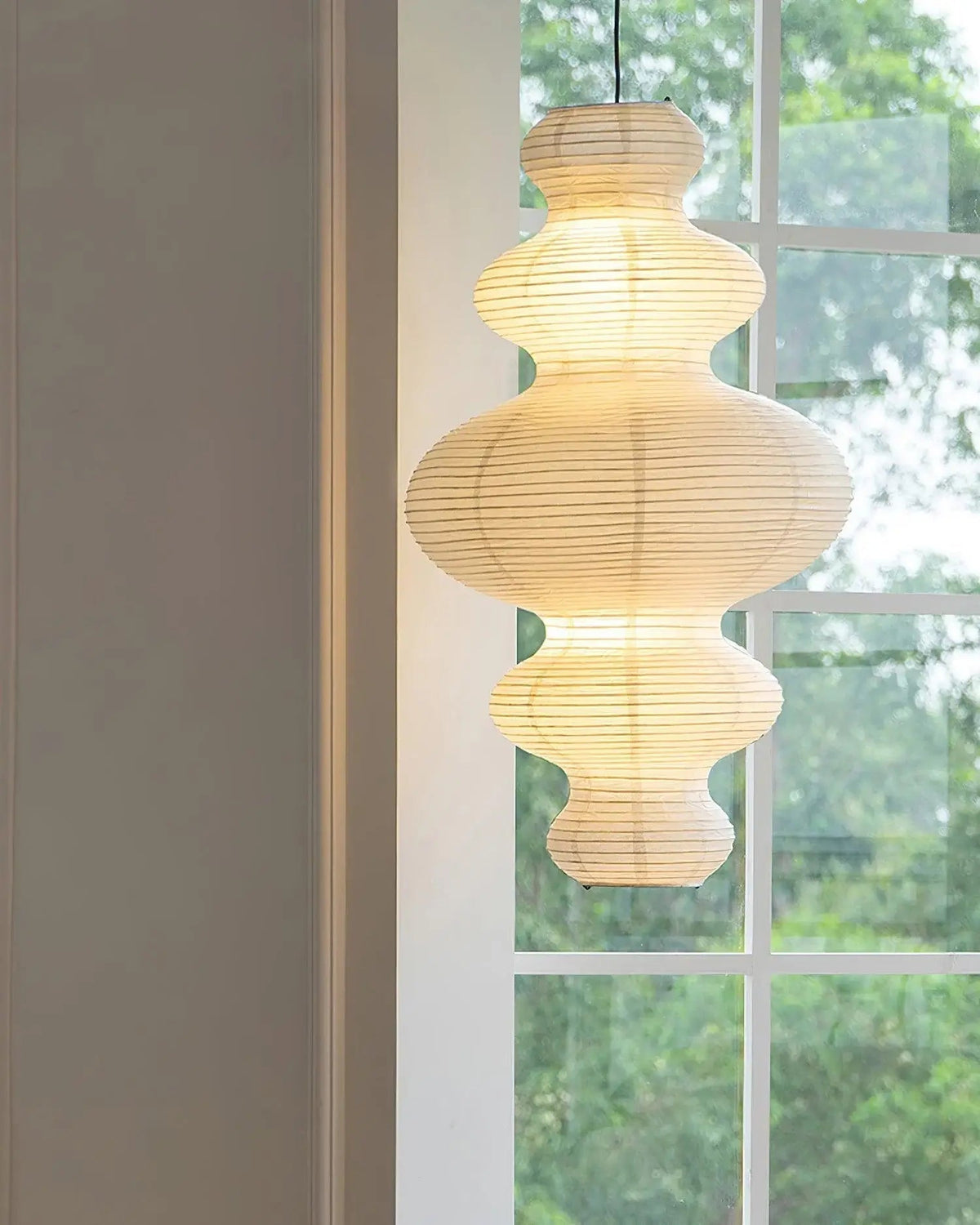 Vivain Lampe Pendante Papier Traditionnelle - Neutralighting
