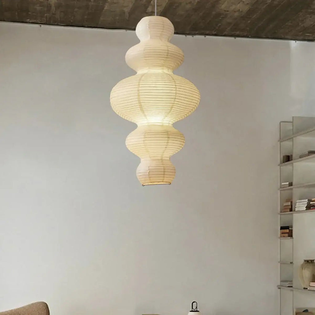 Vivain Lampe Pendante Papier Traditionnelle - Neutralighting