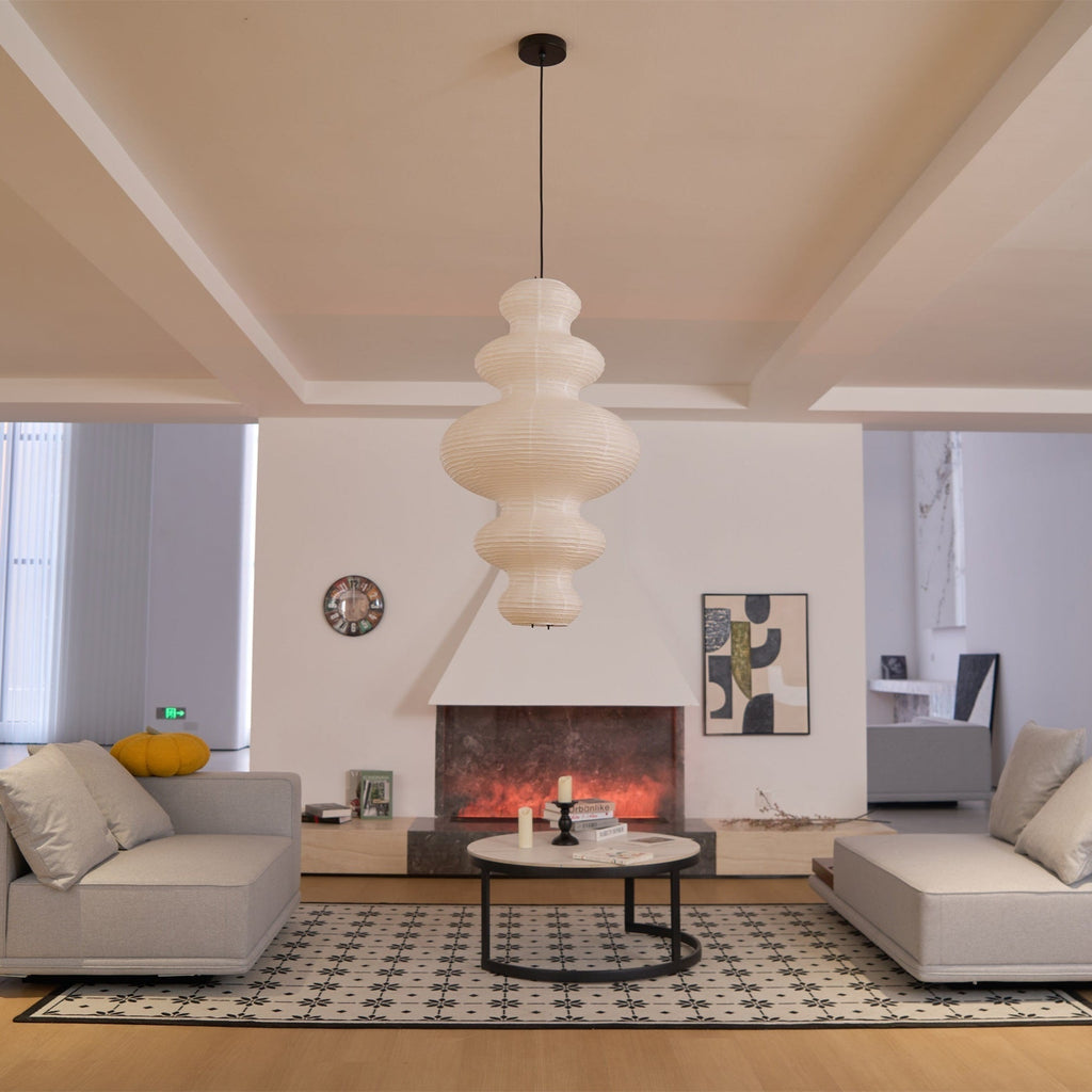Vivain Lampe Pendante Papier Traditionnelle - Neutralighting