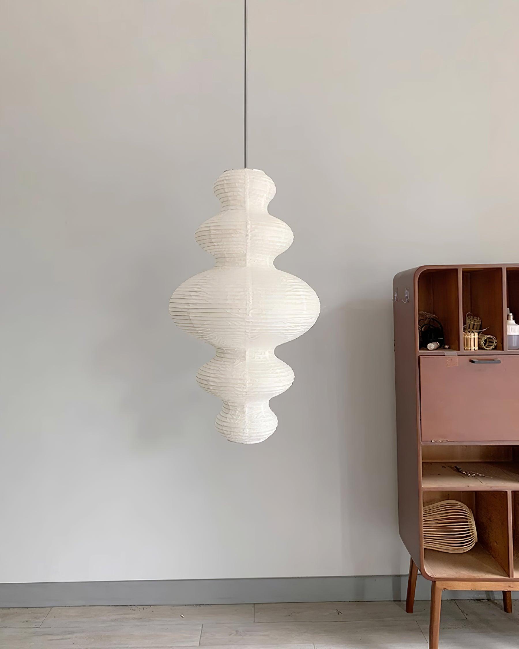 Akari Lampe Pendante Minimaliste en Bambou - Neutralighting