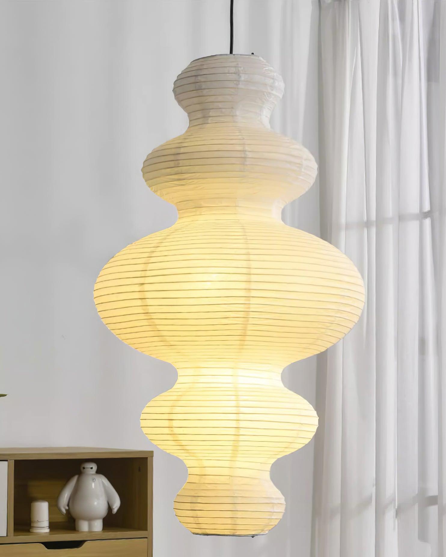 Akari Lampe Pendante Minimaliste en Bambou - Neutralighting