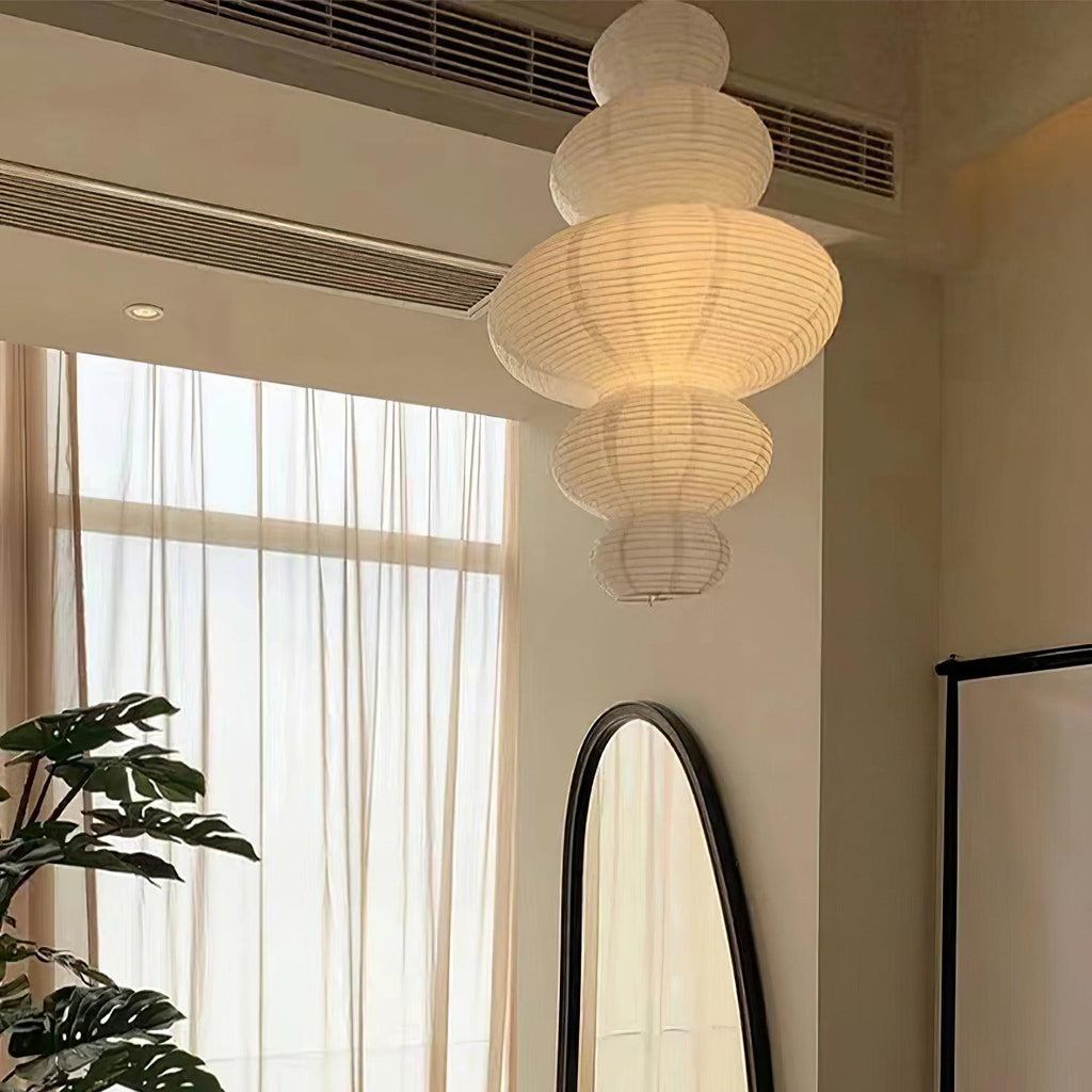 Akari Lampe Pendante Minimaliste en Bambou - Neutralighting