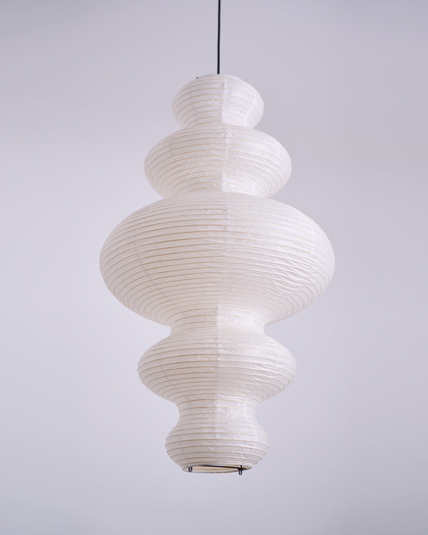 Akari Lampe Pendante Minimaliste en Bambou - Neutralighting