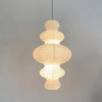 Akari Lampe Pendante Minimaliste en Bambou - Neutralighting