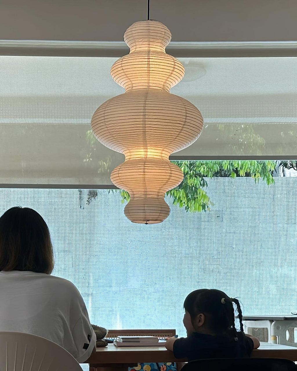 Akari Lampe Pendante Minimaliste en Bambou - Neutralighting