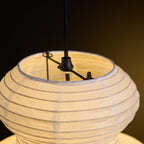 Akari Lampe Pendante Minimaliste en Bambou - Neutralighting