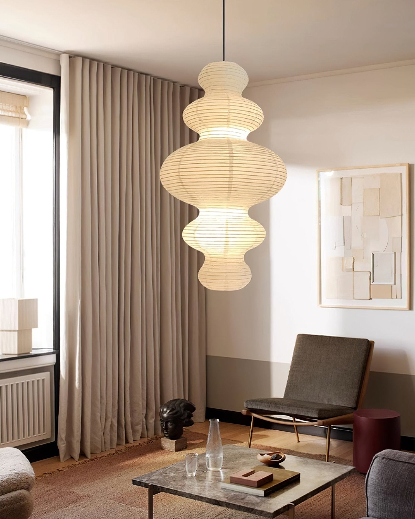Lythaaris Lampe Pendante Art Naturel Bambou Swag - Neutralighting