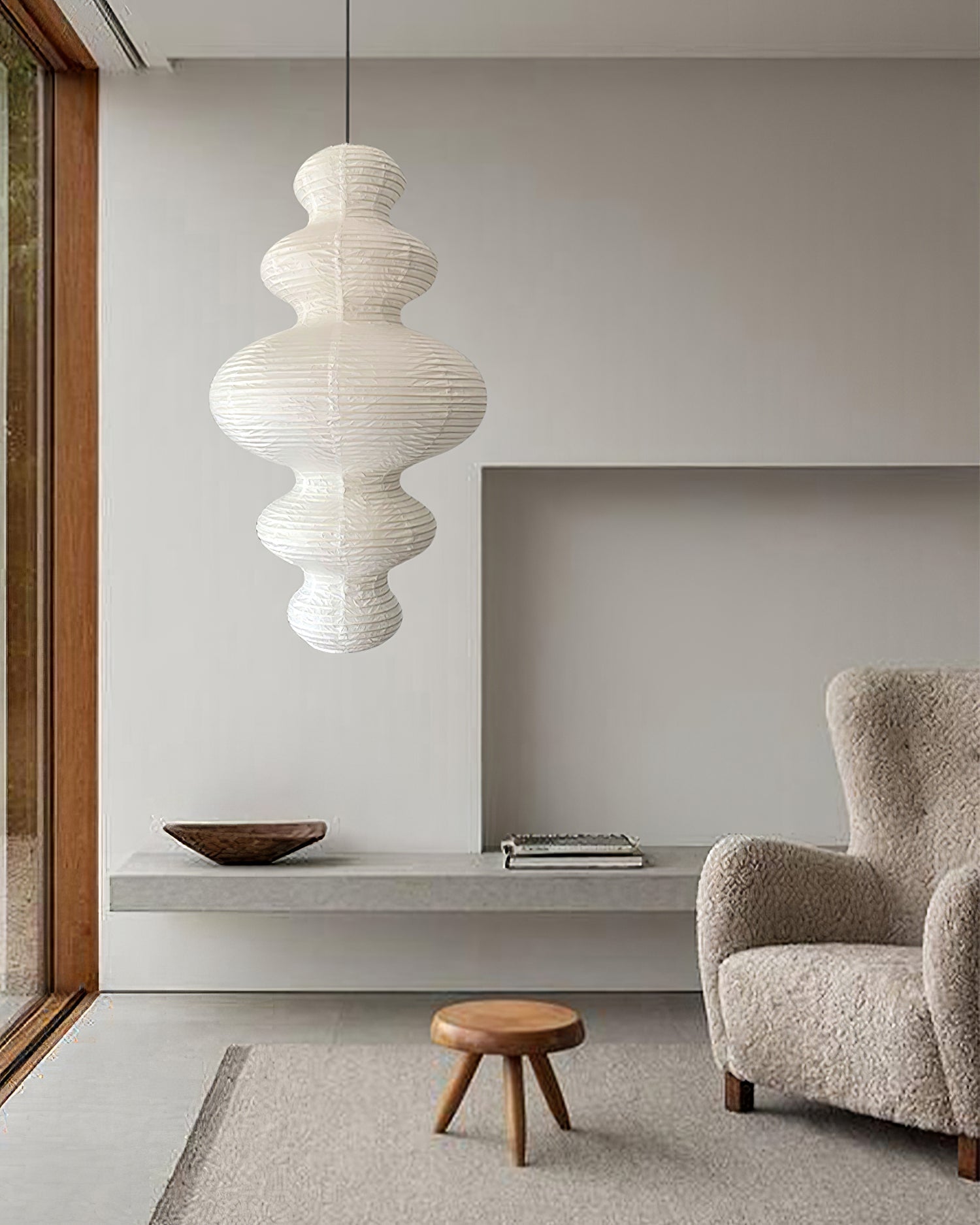 Lythaaris Lampe Pendante Art Naturel Bambou Swag - Neutralighting