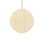 Solara Suspension Bambou Papier Washi Ronde - Neutralighting