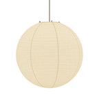 Solara Suspension Bambou Papier Washi Ronde - Neutralighting