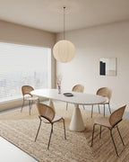 Solara Suspension Bambou Papier Washi Ronde - Neutralighting