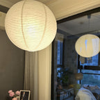 Solara Suspension Bambou Papier Washi Ronde - Neutralighting