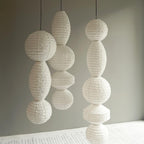 Nami Suspension lanterne en papier style wabi-sabi - Neutralighting