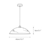 Ljomuvyd Suspension Métal Dôme Créativité Salon - Neutralighting