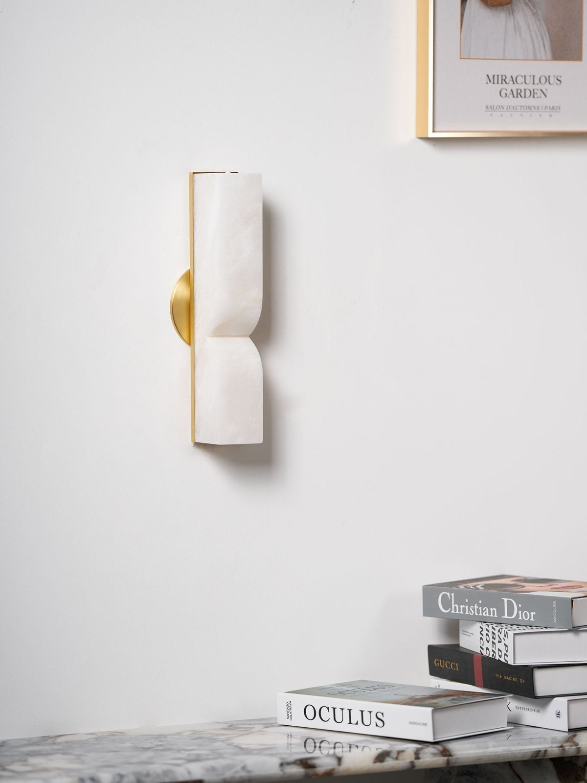 Lunaris Lampe Murale Rectangulaire en Albâtre - Neutralighting