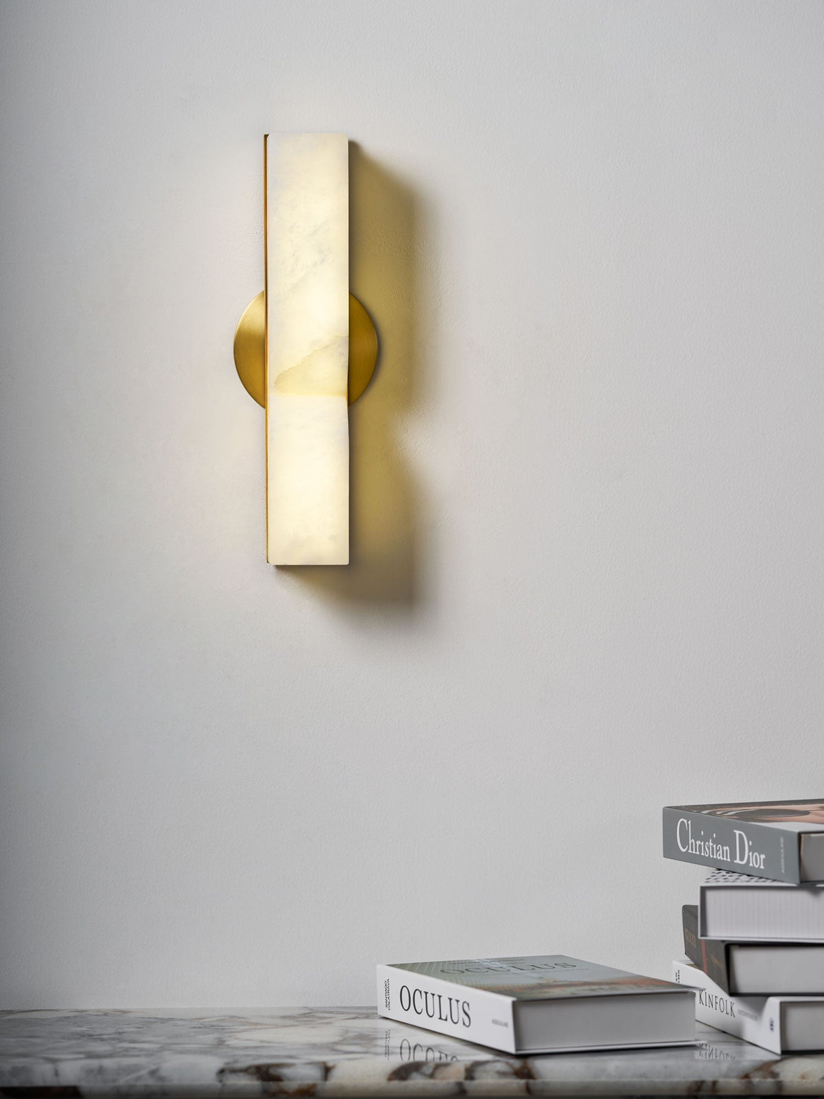 Lunaris Lampe Murale Rectangulaire en Albâtre - Neutralighting