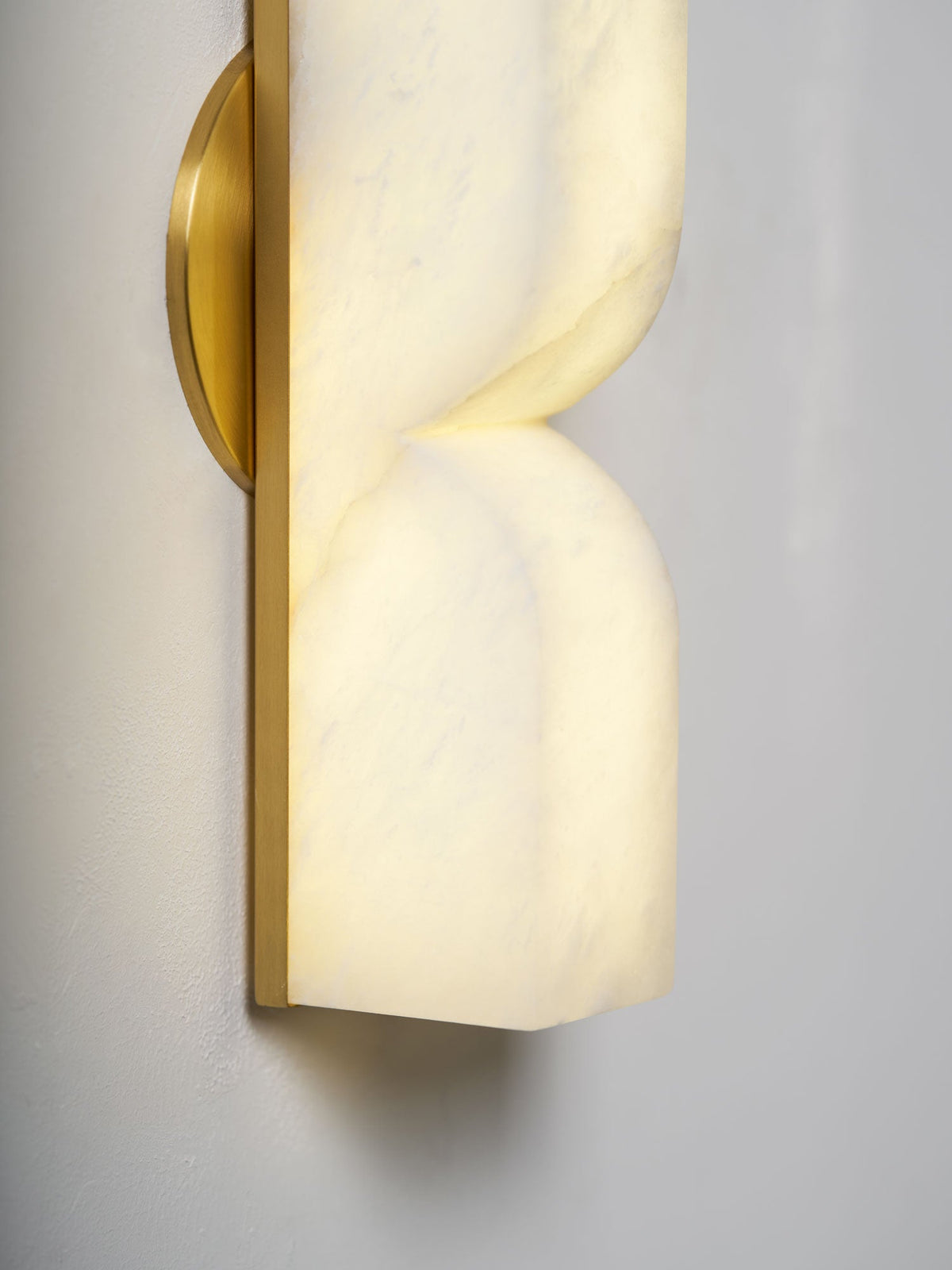 Lunaris Lampe Murale Rectangulaire en Albâtre - Neutralighting