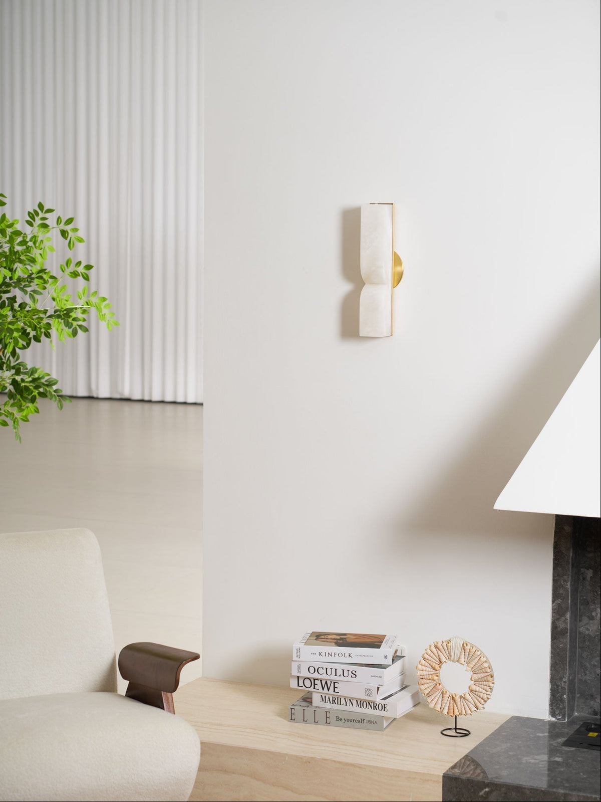 Lunaris Lampe Murale Rectangulaire en Albâtre - Neutralighting