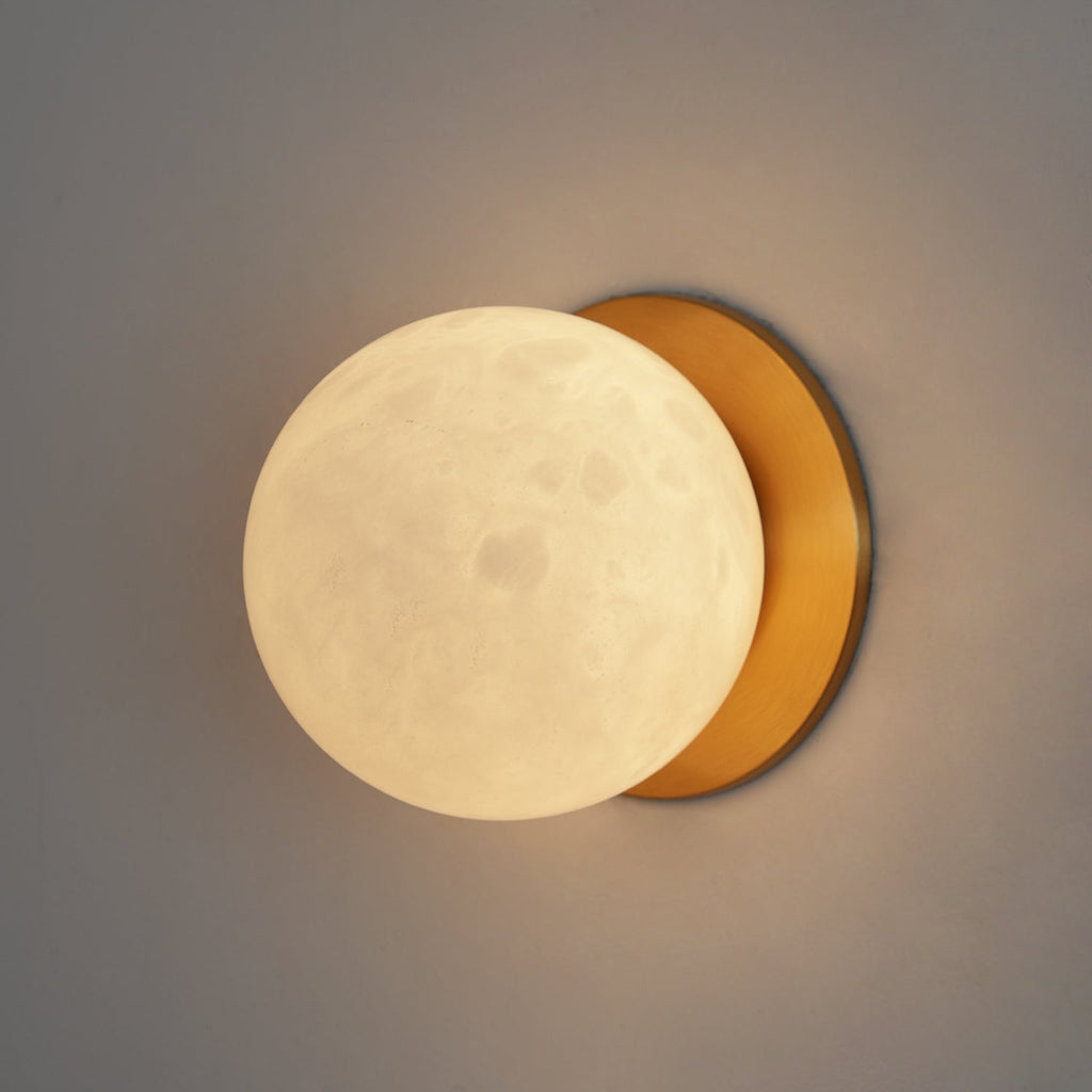 Vevinir Applique Murale Globe en Albâtre - Neutralighting