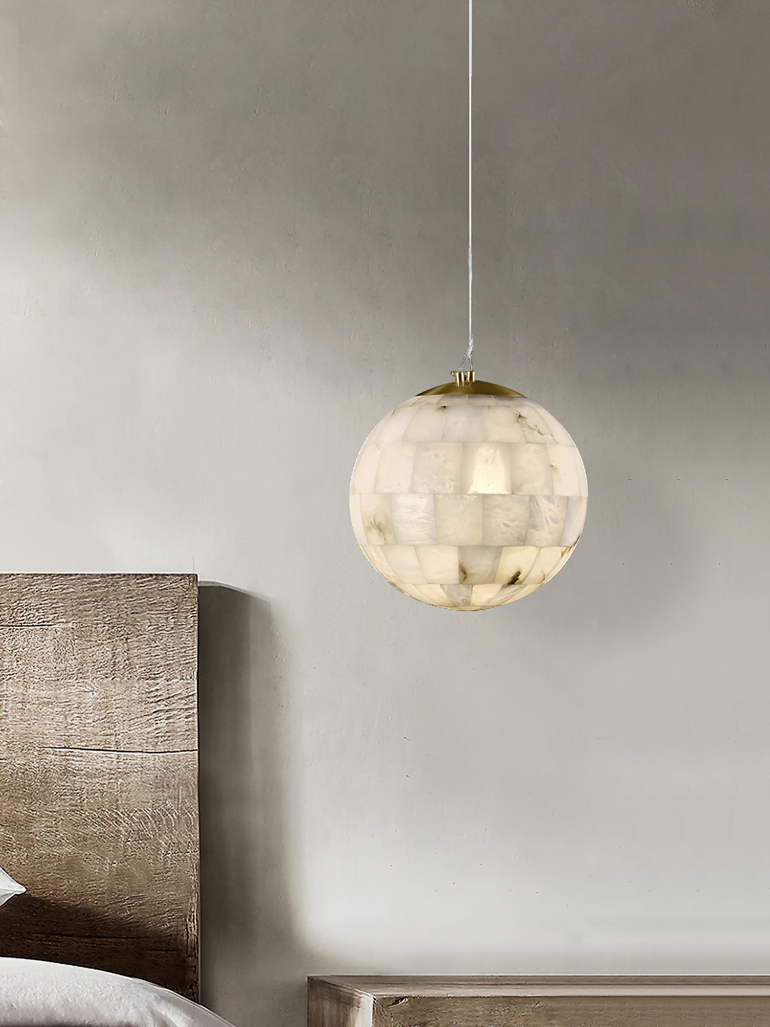 Fljotuvye Suspension en Alabastre Boule Moderne - Neutralighting