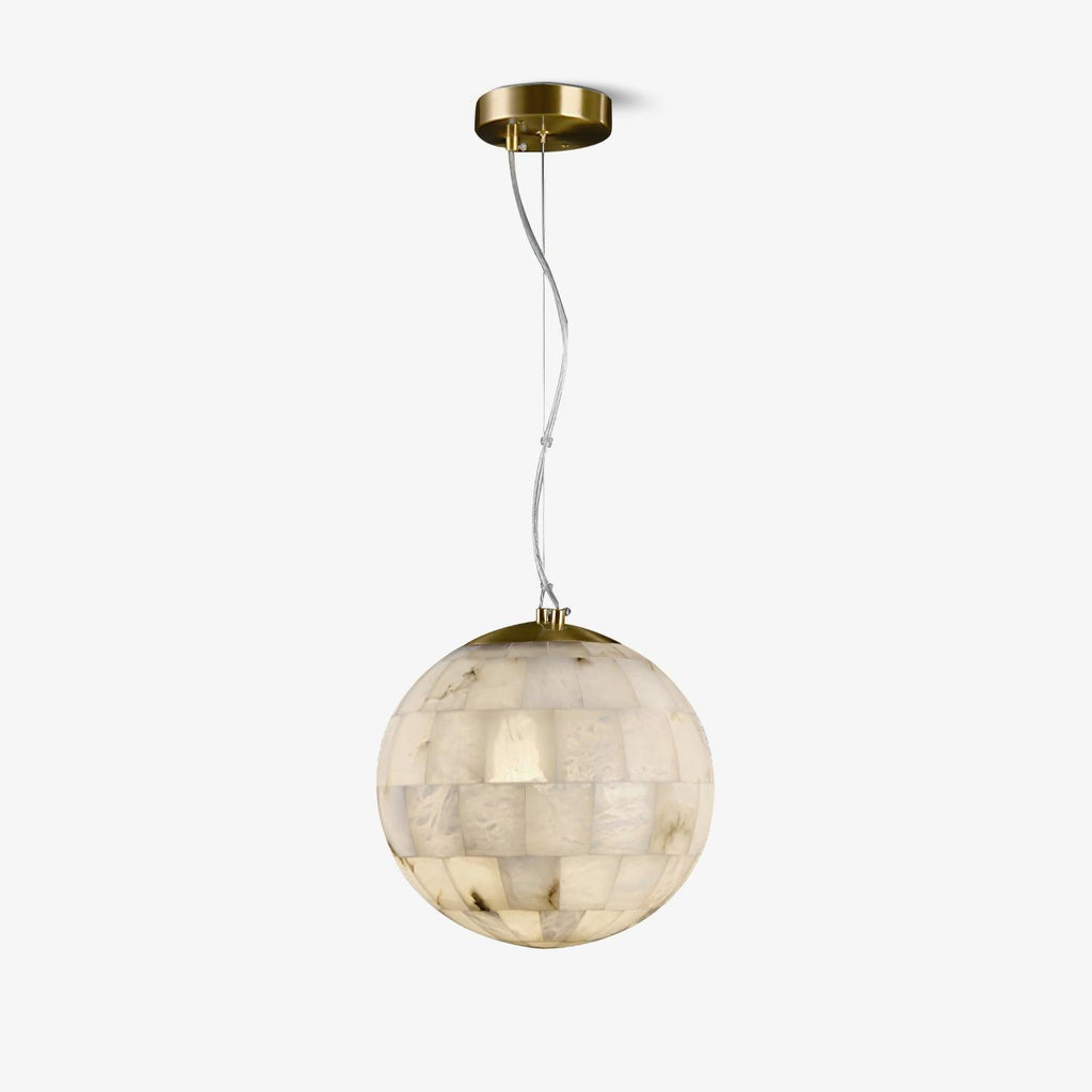 Isolde Albâtre Globe Pendentif Lumière - Neutralighting