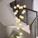 Gloruvye Lustre Métal Boules Moderne en Grappes - Neutralighting
