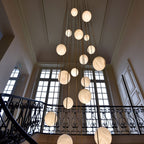 Gloruvye Lustre Métal Boules Moderne en Grappes - Neutralighting