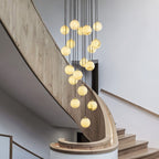 Gloruvye Lustre Métal Boules Moderne en Grappes - Neutralighting