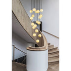 Gloruvye Lustre Métal Boules Moderne en Grappes - Neutralighting