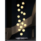 Gloruvye Lustre Métal Boules Moderne en Grappes - Neutralighting