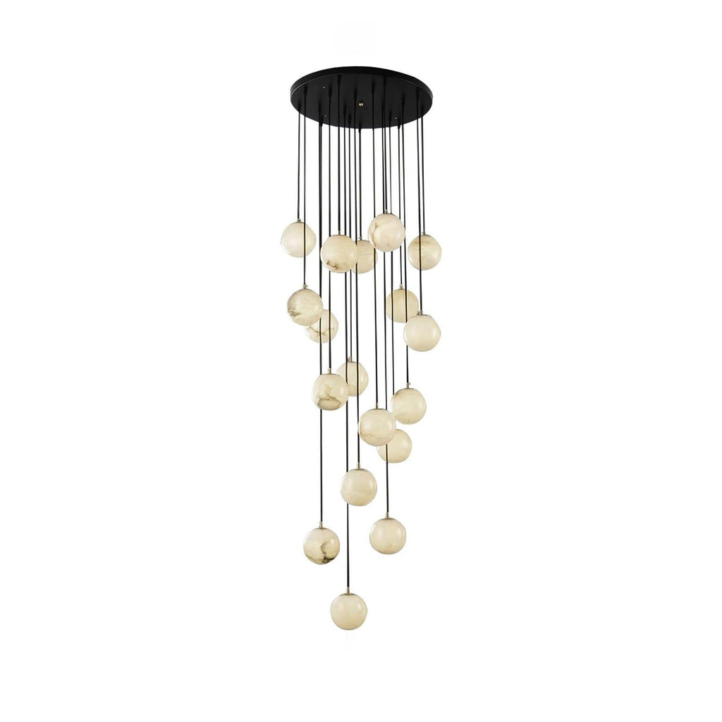 Gloruvye Lustre Métal Boules Moderne en Grappes - Neutralighting