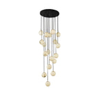 Gloruvye Lustre Métal Boules Moderne en Grappes - Neutralighting
