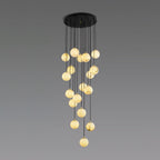 Gloruvye Lustre Métal Boules Moderne en Grappes - Neutralighting