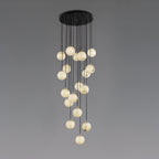 Gloruvye Lustre Métal Boules Moderne en Grappes - Neutralighting