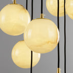 Gloruvye Lustre Métal Boules Moderne en Grappes - Neutralighting