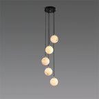 Gloruvye Lustre Métal Boules Moderne en Grappes - Neutralighting