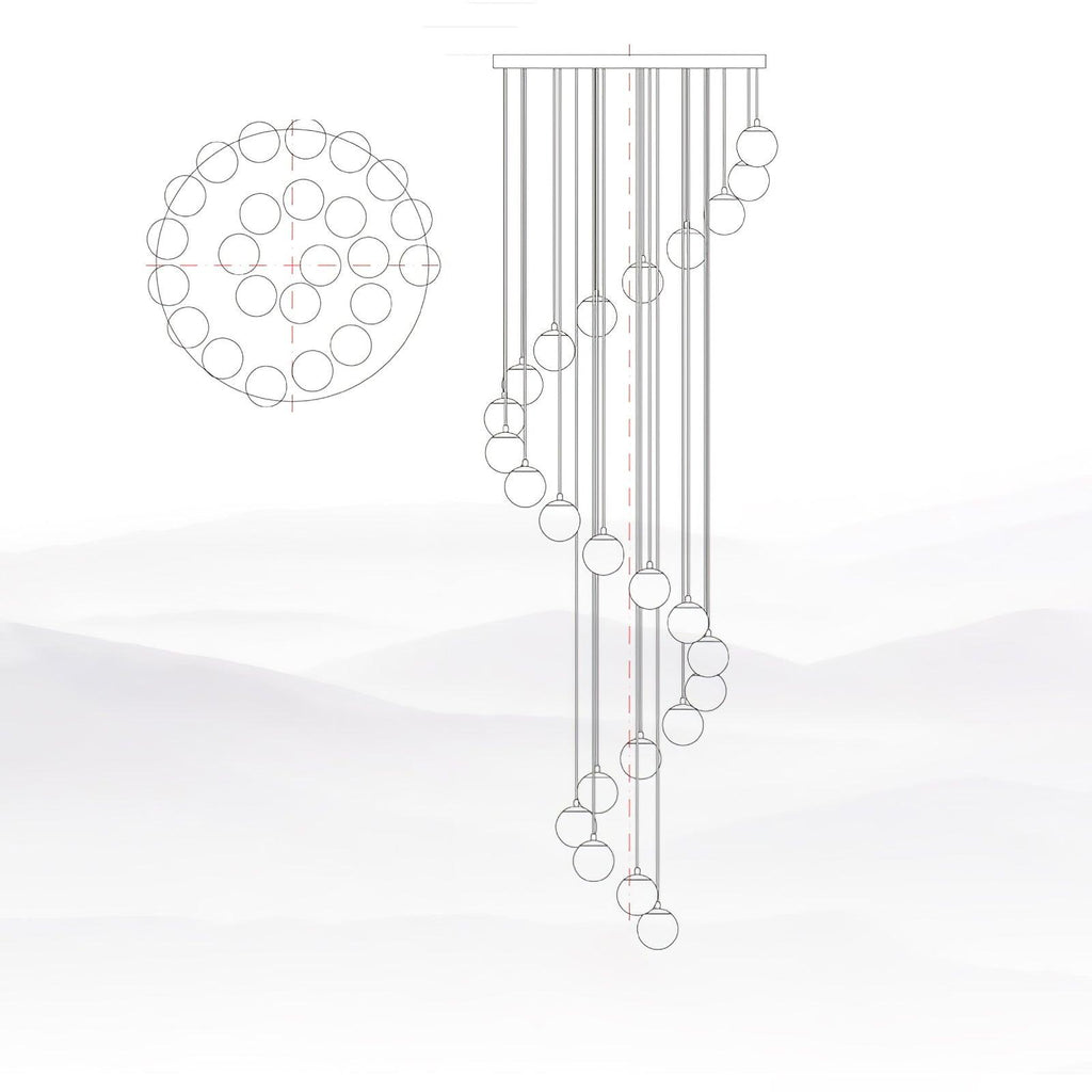 Ilaria Suspension en Albâtre - Neutralighting