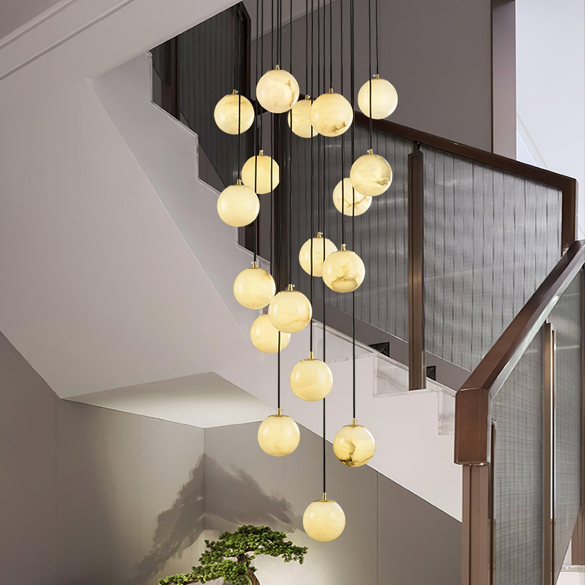Ilaria Suspension en Albâtre - Neutralighting