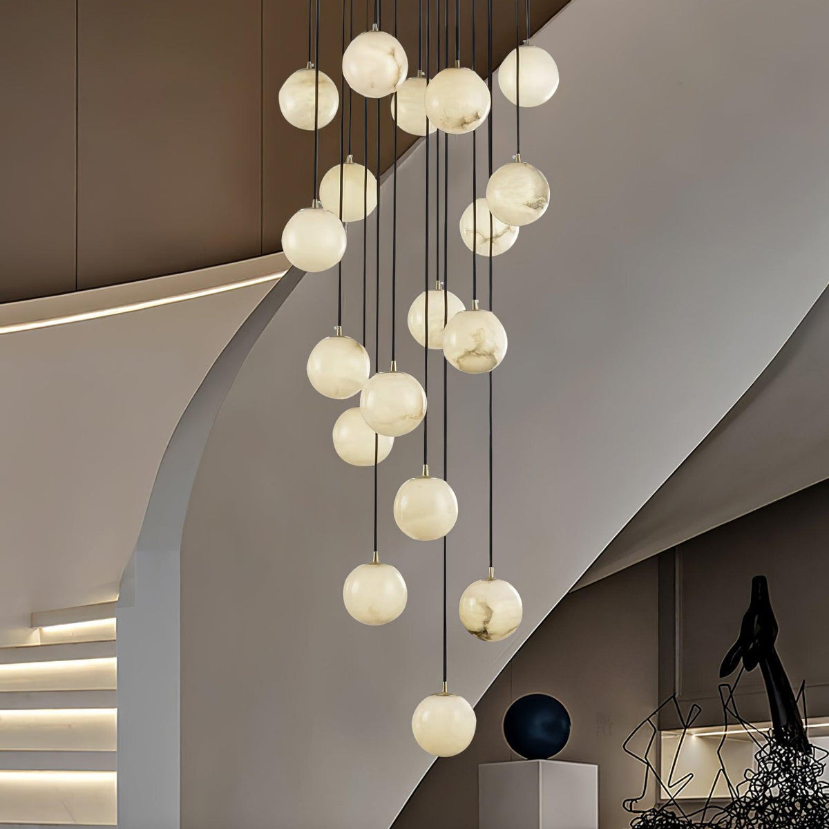Ilaria Suspension en Albâtre - Neutralighting