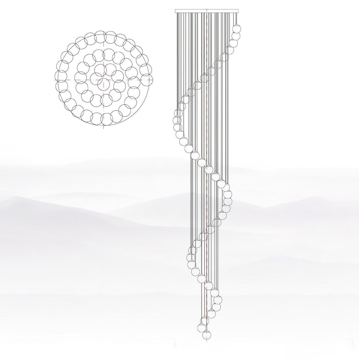 Ilaria Suspension en Albâtre - Neutralighting