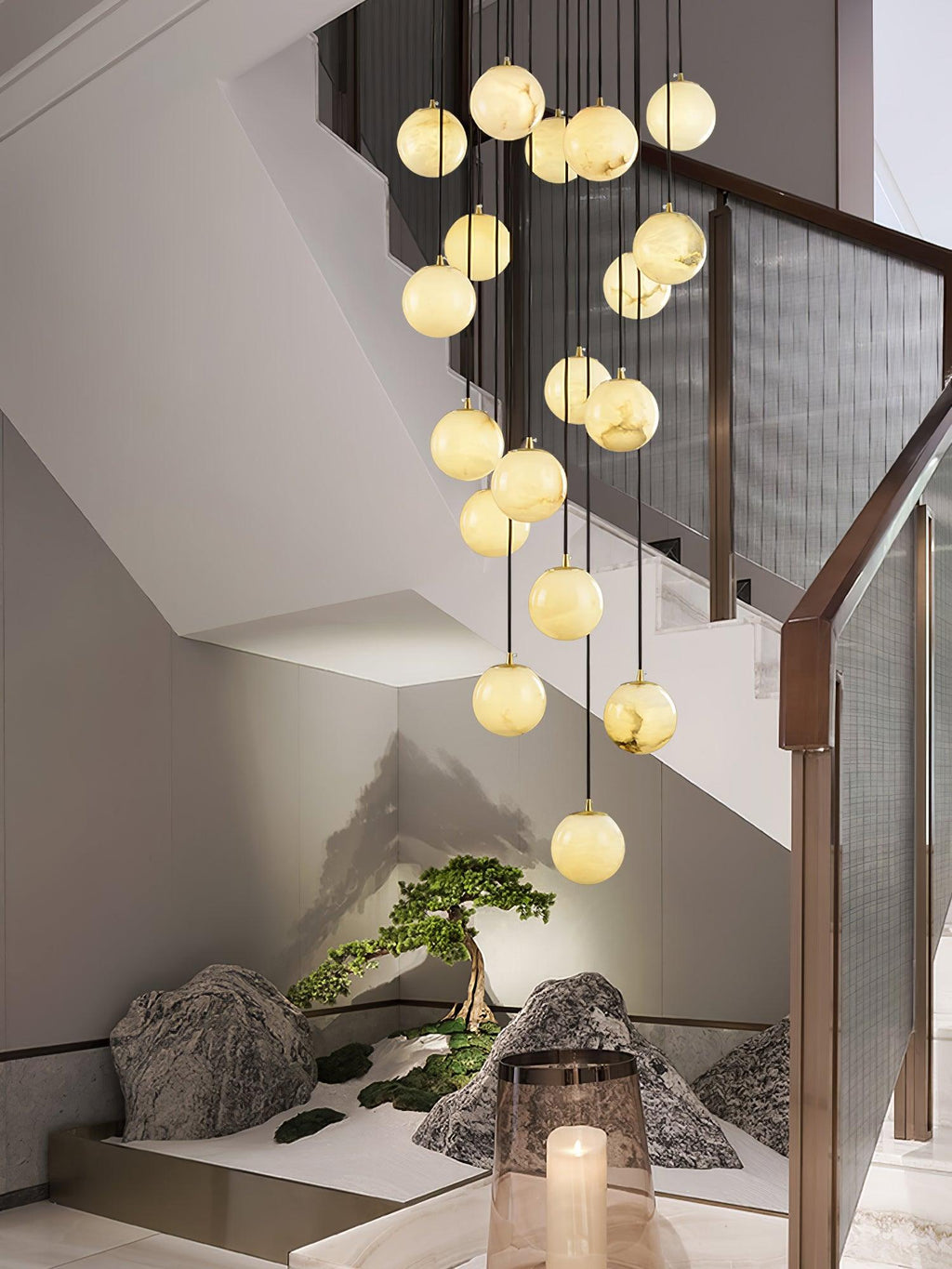 Ilaria Suspension en Albâtre - Neutralighting