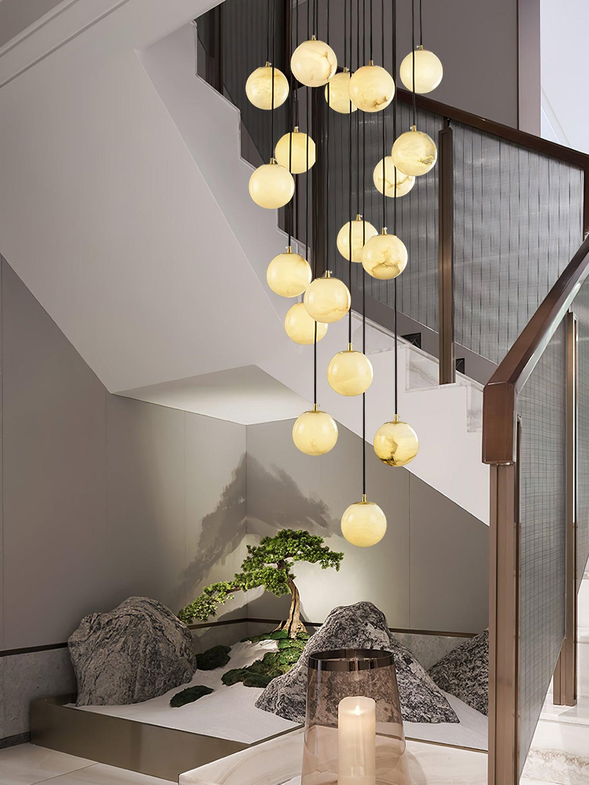 Ilaria Suspension en Albâtre - Neutralighting
