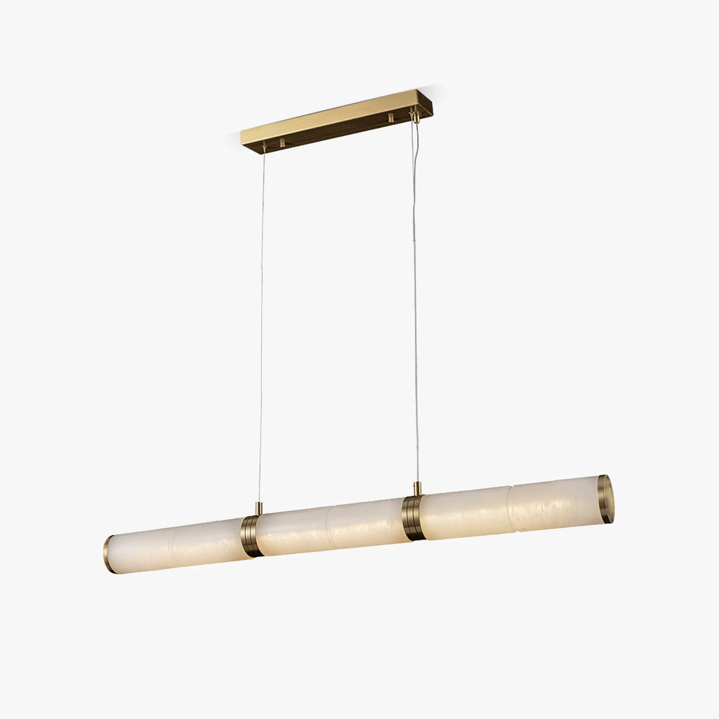 Eira Minimaliste Albâtre Linéaire Pendentif Lumière - Neutralighting