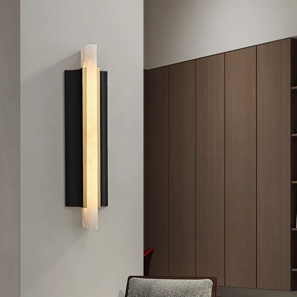 Aurelian Applique Murale Vintage en Albâtre - Neutralighting