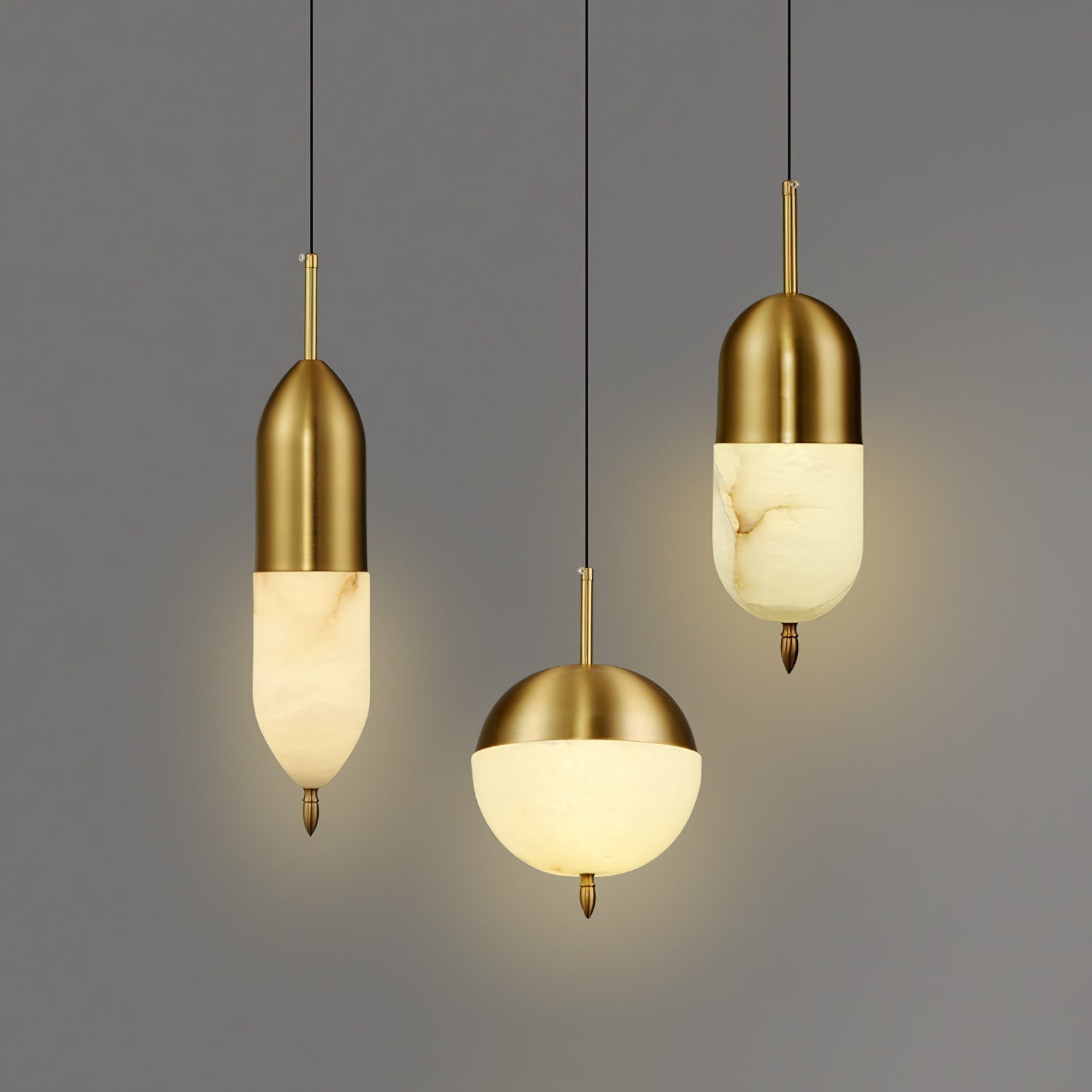 Himinuvye Suspension Laiton Bolus Minimaliste - Neutralighting